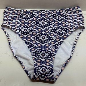 NWT Jessica Simpson High Waisted Bikini Bottoms Swimsuit